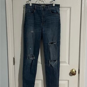 Harper Heritage Distressed Blue Jeans